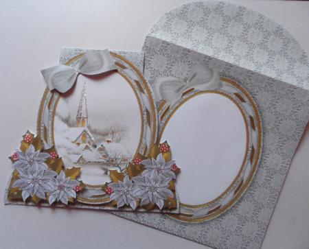 Ice Church Special Large Oval Card Mini Kit by Jean-Marie Penny