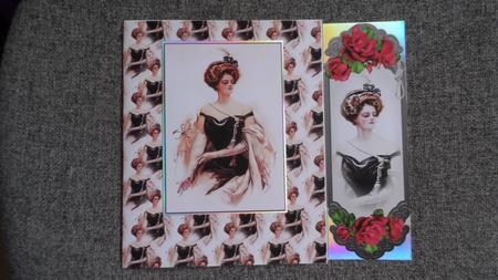 4 Vintage Floral Toppers / Bookmarks by Jean-Marie Penny