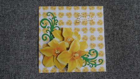 3 D Decoupage Daffodils by Jean-Marie Penny