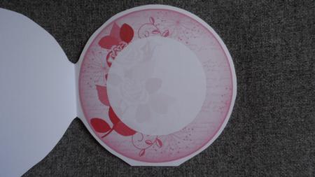 Red Rose Circle3 Matching Circle 7in Insert Panel by Jean-Marie Penny