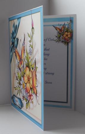 Get Well Soon Topper with Verse  by Jean-Marie Penny