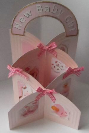 Arched New Baby Girl Embellishments Set by Jean-Marie Penny