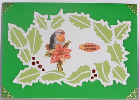 CHRISTMAS WREATH MAT 2 by Jean-Marie Penny