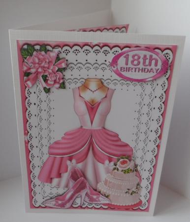 Pink Party Dress with Sparkle Shoes and Cake by Jean-Marie Penny