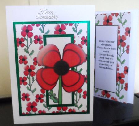 Poppies Insert by Jean Pennington