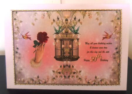 Happy 95th Birthday Insert by Jean Pennington