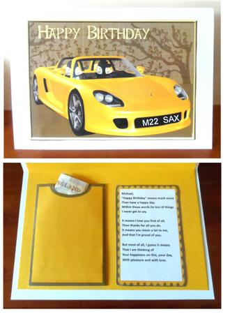 Gift Card Holder - Yellow Convertible by Jean Pennington