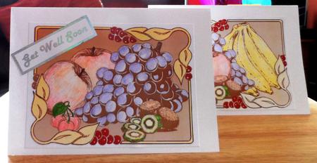 Digital Stamp - Still Life Fruit by Jean Pennington