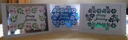 FLORAL MATS SET by Jean Pennington