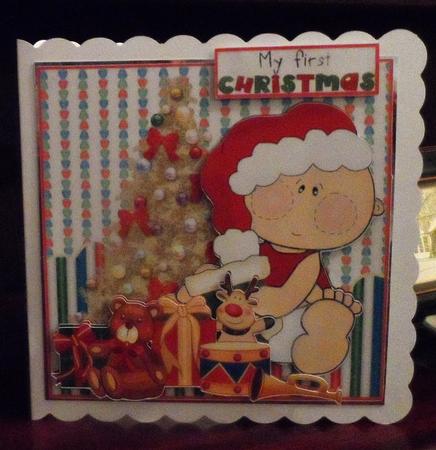 6 Inch Card - Baby by Tree by Jean Pennington