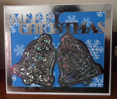 Card Template Christmas Bells File by Jean Pennington