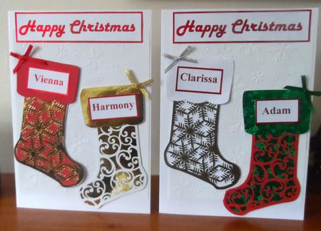 Filigree Christmas Stockings 2 Designs In 1 File by Jean Pennington