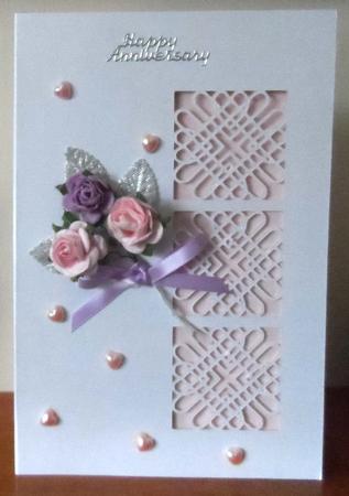 Entwined Hearts Collection Card No6 by Jean Pennington