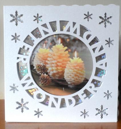 Winter Wonderland Christmas Card and Extra Bonus Topper by Jean Pennington