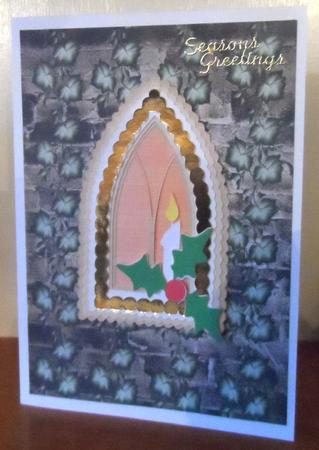 Christmas Window Topper by Jean Pennington