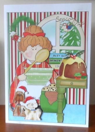 Grandma Prepares for Christmas by Jean Pennington