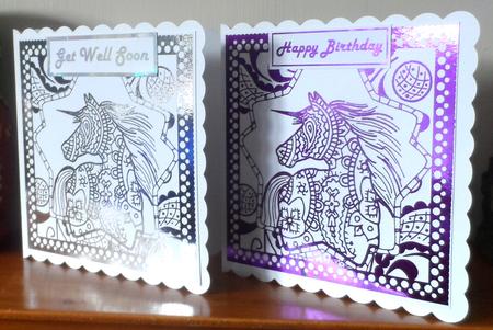 Zentangle Unicorn by Jean Pennington