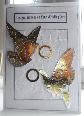 Filigree Wedding Dove Toppers by Jean Pennington