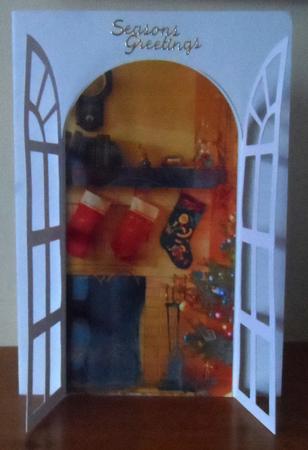 Christmas Windows Card Templates And Topper by Jean Pennington