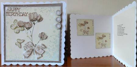 Sweet Peas and Butterflies by Jean Pennington