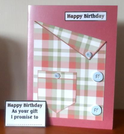 Shirt Front Card 3 by Jean Pennington