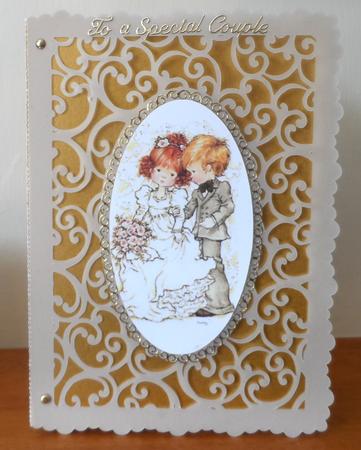 Filigree Design Set - Rectangle with Oval Inlay by Jean Pennington