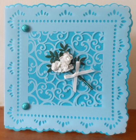 Filigree Design Set - Square Card No 1 by Jean Pennington