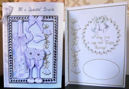 White Wedding Champagne by Jean Pennington