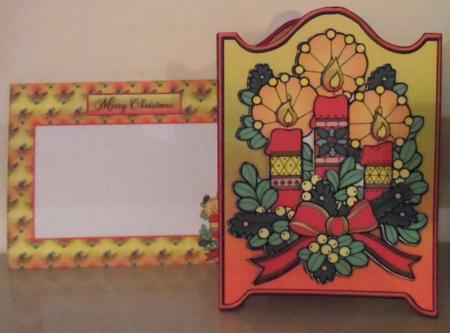 3D Christmas Candles Decoupage Card Kit by Jean Pennington
