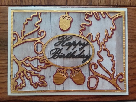 Oak Leaves Topper by Jean Rowley
