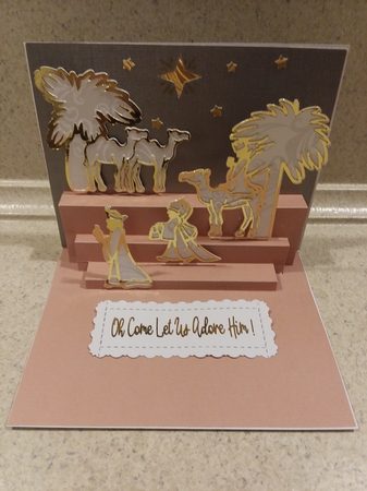 Christmas Wisemen Pop Up Card by Jean Rowley