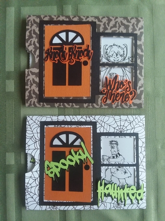 Sassy Cheryl - Magic Slider Card - Halloween Monsters by Jean Rowley