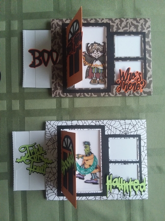 Sassy Cheryl - Magic Slider Card - Halloween Monsters by Jean Rowley