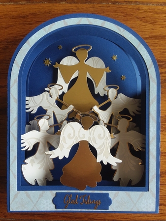 Angel Box Card - Christmas by Jean Rowley