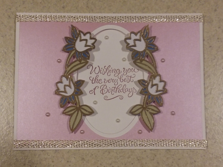 FLORAL BORDER 1 by Jean Rowley