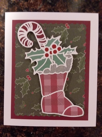 CHRISTMAS SHOE TOPPER by Jean Rowley