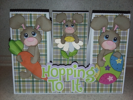 Easter Hop To It SVG Cut File by Jean Rowley