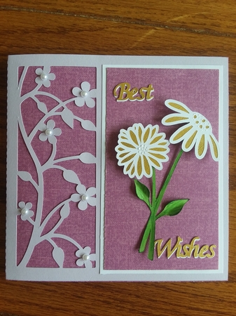 Floral Panel Card by Jean Rowley
