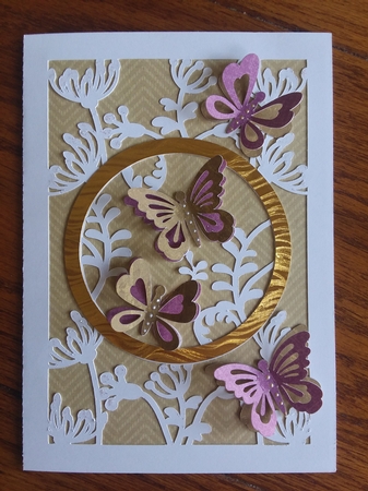 Dandelions and Butterflies Card by Jean Rowley