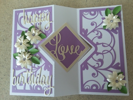 Kinetic card 2 - Love by Jean Rowley