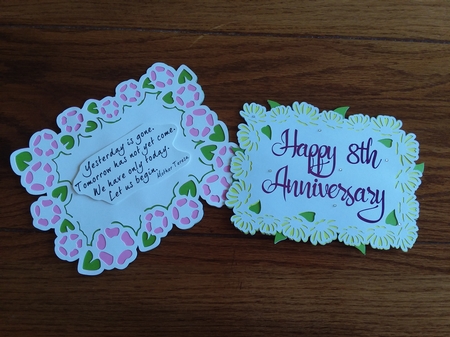 Floral Topper/Easel Card Collection With Sentiments by Jean Rowley