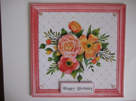 Flower Posy Birthday by Jean Shevill-