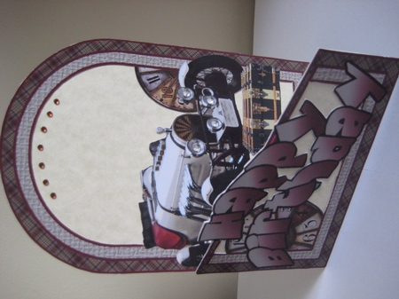 Cutaway card - Vintage travel by Jean Shevill-