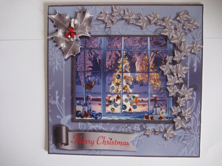 Frosty Christmas Window by Jean Shevill-