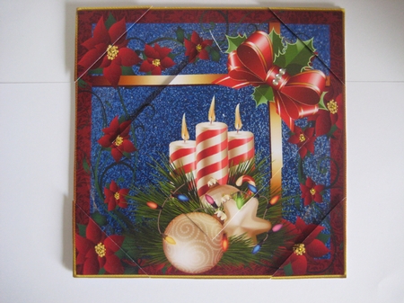 Christmas Candles 1 by Jean Shevill-