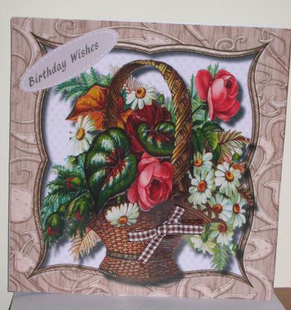 Basket of Mixed Flowers  by Jean Shevill-