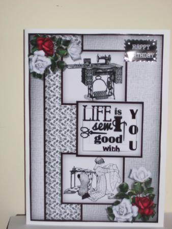 Life is Sew Good with You -  Qp by Jean Shevill-