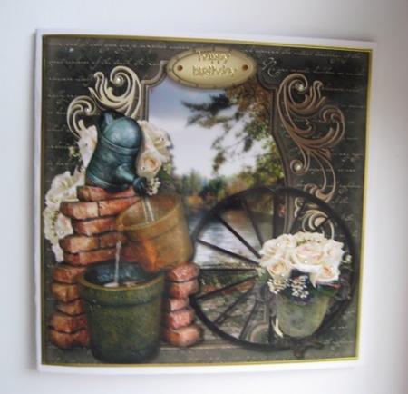 Male Card Fountain by Jean Shevill-