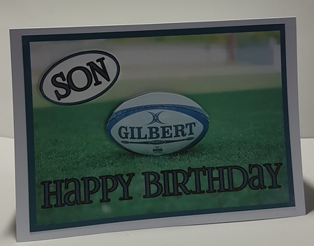 Rugby Ball Birthday by Jeanette Jackson