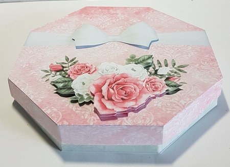 Pink Octagon Box by Jeanette Jackson